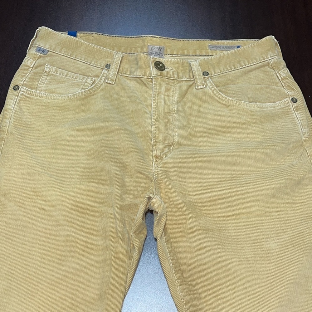 Citizens Of Humanity Men’s Tan 5 Pocket Corduroy Pants. 33. New Condition.